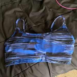 Alphalete surface bra (blue)